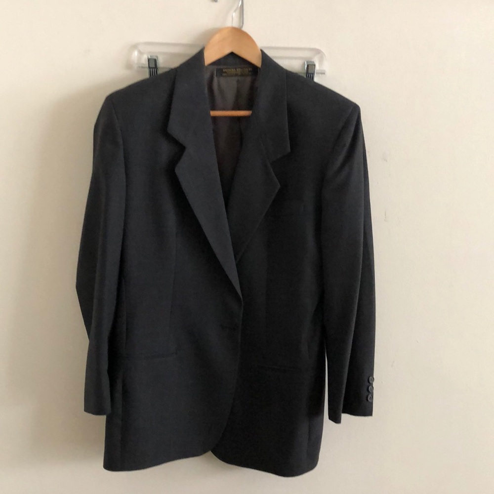 Women’s wool charcoal brooks brothers blazer
